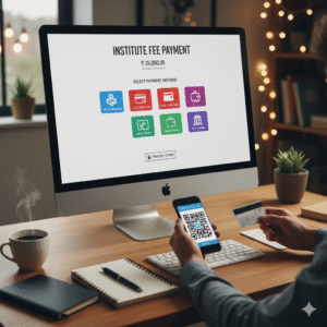 Online fee collection (UPI, cards, wallets, etc.)
