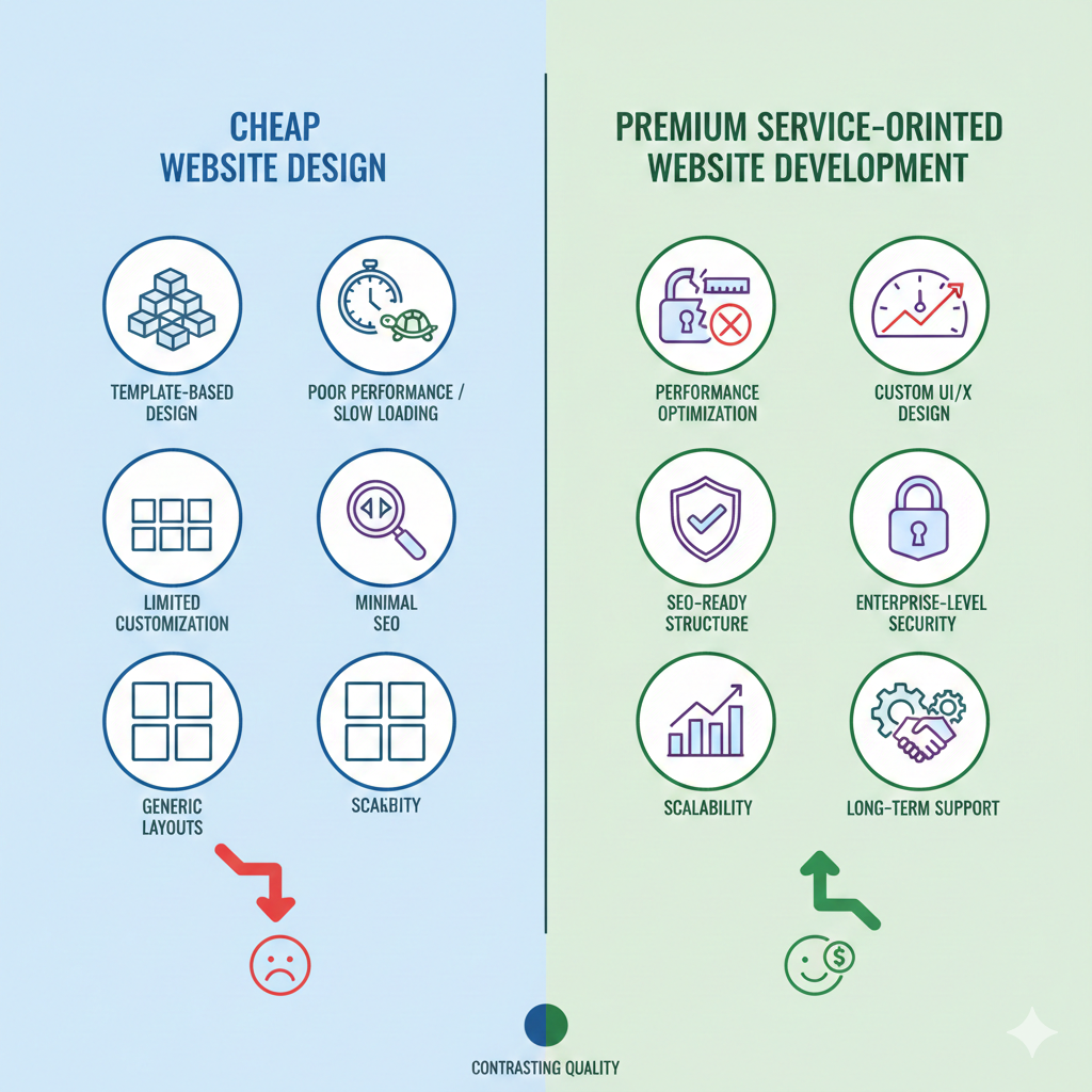 Engaging Website Development: The Real Difference Between Cheap Website Design and Service-Oriented Premium Development